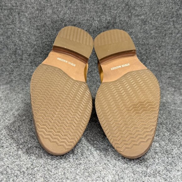 Steve Madden Pierson Boots Mens Size 10 Brown Leather Pull On Chelsea Ankle Boot - Picture 10 of 11